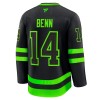Miehille NHL Dallas Stars Pelipaita Fanatics Premium Jamie Benn 2024-25 Kolmas Musta